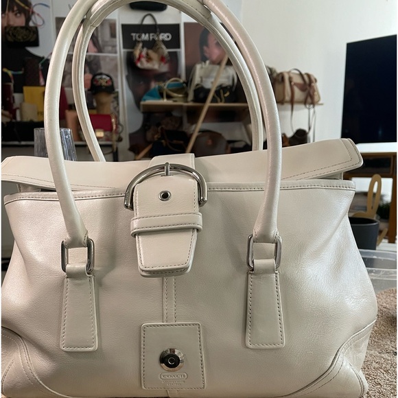 Coach Hampton Soho Cream Vintage - Picture 4 of 5